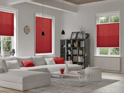 Zdjęcie produktu dla Plissee Faltrollo Magic casa pura® Dunkelrot 110 x 100 cm