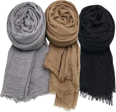 Produktbild von Damen-Schal-Set für alle Jahreszeiten, 3-teilig