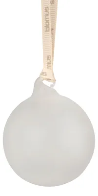 Obrázok produktu pre Blomus JUHLA, Vianočné ozdoba v tvare gule, Sklo, Polyester, Priesvitné, 9 cm, 100 mm, 2 kusov