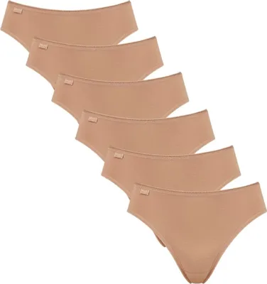 Produktbild von sloggi 6er Pack 24/7 Baumwolle Tai Slip Perfekter Sitz, Mit feinen Details, Angenehm auf der Haut