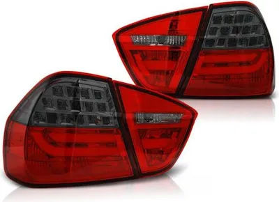 Produktbild von LED Lightbar Rückleuchten passend für BMW E90 Limo Bj. 05-08 Rot/Smoke