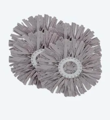 Produktbild von 4er-Set Spin-Mop Rotomop Ersatzköpfe, Mikrofaser-Mop-Kopf-Nachfüllungen Roto-Mop Runde Form Standardgröße Universeller 360° Spin Mop Kopf