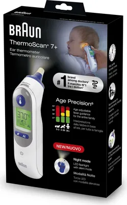 Obrázok produktu pre Braun Healthcare Ohrenthermometer - ThermoScan 7 - IRT6525