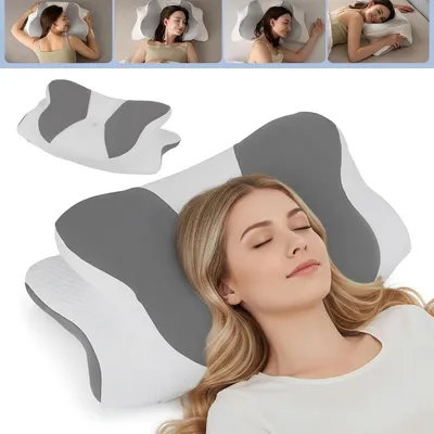 Produktbild von Nackenkissen Kopfkissen Ergonomisches Nackenstützkissen Memory-Schaum Kissen