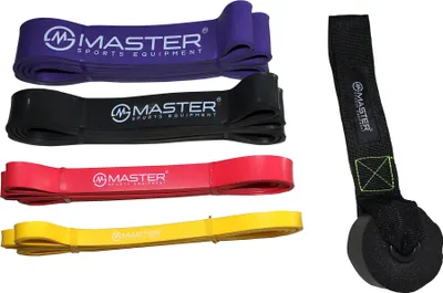 Produktbild von 4er-Set Kräftigungsbänder MASTER Latex Power Band 2-55 kg