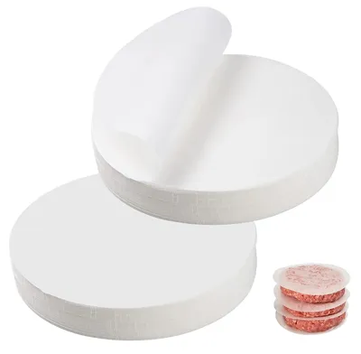 Steakpapier rund, Ø 11 cm, 1000 Stück, antihaftbeschichtet