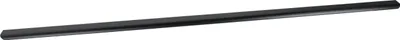 Produktbild von Eckgriff Möbel 120 cm - Schwarzer Aluminiumgriff mit mattem Finish für moderne und klassische Möbelgestaltungen.