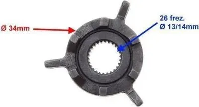 Produktbild von Lüfterscheibe für 4T GY6 Motorroller 139QMB