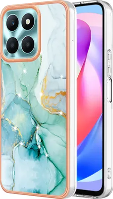 Image de Etui pour Honor X6a, étui antichoc en TPU souple vert