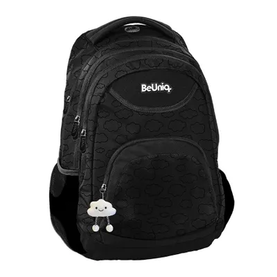 Produktbild von BeUniq Jugend-Schulrucksack für Mädchen Jungen schwarz