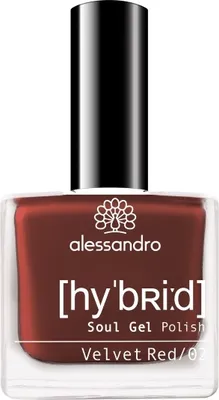Productafbeelding van alessandro Hybrid Kleurrijke Velvet Red, 8 ml, Rood, 1 stuk, Geschikt voor veganisten