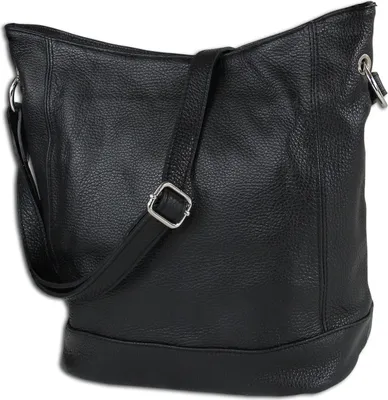Produktbild von Toscanto Handbags , Shopper schwarz Leder OTT159SS