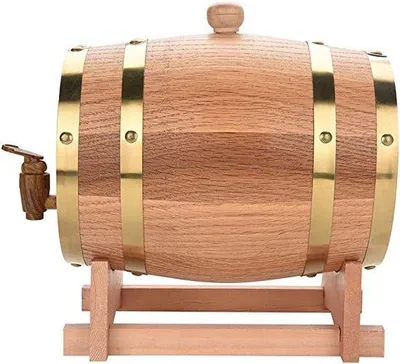 Imagen del producto de Dispensador de miel y jarabes Famanu: vaso con base de madera
