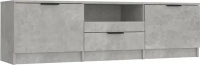 Produktbild von vidaXL TV-Schrank Betongrau 140x35x40 cm Holzwerkstoff -  TV-Möbel