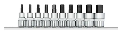 Produktbild von GEDORE red R62558010 Schraubendrehereinsätze 1/2 +Leiste 10-teilig, 3300023