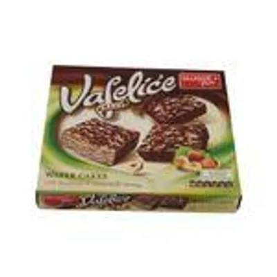 Sweet Plus Vafelice Waffelkuchen – 125 g – Mit Haselnüssen und Kakao-Milch-Überzug