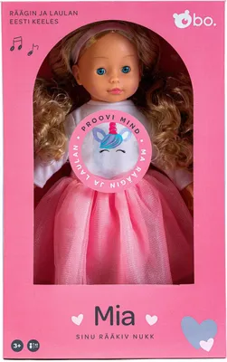 Produktbild von Bo. Interaktive Puppe „Mia“ (spricht Estnisch), 40 cm