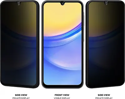 Produktbild von Eiger, 2.5D Panzerglas Samsung Galaxy A16 4G / 5G Privacy Ultra Stark, Schwarz transparent