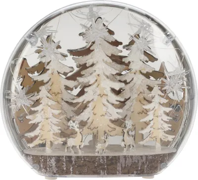 Produktbild von Weihnachtsdeko Kuppel, LED Wald
