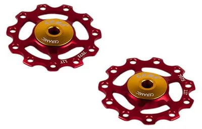 Produktbild von Cema Deraaleur Swies Alu 9 10 11V RVS-Keramic Rot