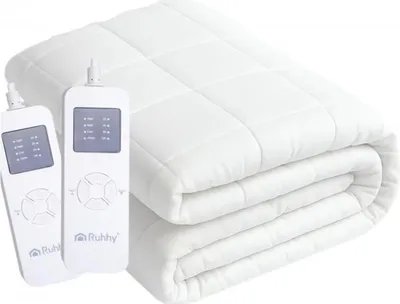 Obrázek produktu pro Ruhhy 26223 Elektrická vyhřívací podložka na matraci 203 x 152 cm, bílá