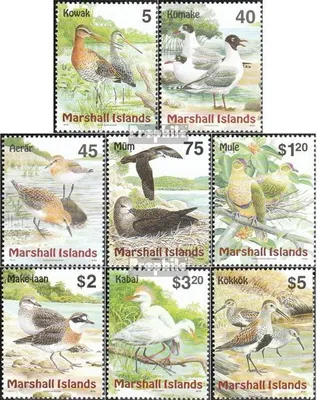 Produktbild von Briefmarken Marshall-Inseln 1999 Mi 1230-1237 (kompl.Ausg.) postfrisch Vögel