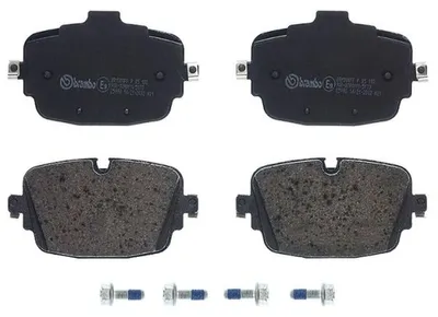 Produktbild von Bremsbelagsatz Scheibenbremse 17 mm BREMBO passend für u.a. AUDI Q7