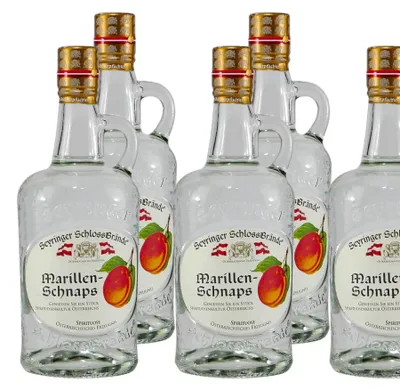 Produktbild von Seyringer Schlossbrände Marillenschnaps (6 x 0,5L)