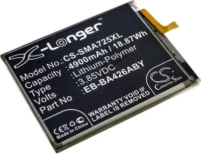 Obrázek produktu pro Baterie pro Samsung Galaxy A32,A32 5G, A42, A42 5G, A72, A72 5G a další, 4900 mAh, Li-Pol