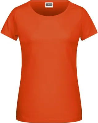 Produktbild von Ladies' Basic-T Damen T-Shirt in klassischer Form dark-orange, Gr. M
