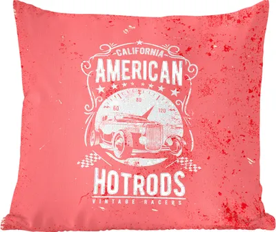 Produktbild von MuchoWow® Zierkissen Sofakissen Wohnzimmer Dekokissen 40x40 cm Oldtimer - Auto - Amerika - Foto Kissen - Schlafzimmer Dekoration