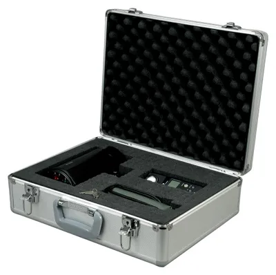Produktbild von Multifunktionskoffer Stratos I, Aluminium Piloten Koffer, Silberner Aktenkoffer, Photokoffer