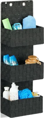Image de Rangement suspendu en tissu avec 3 paniers