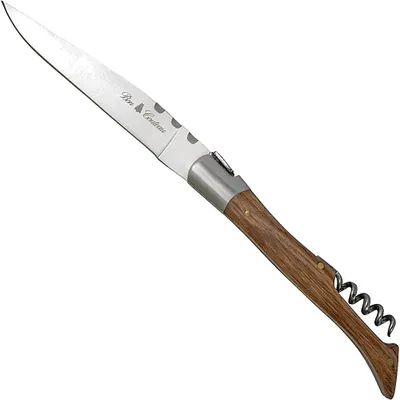 Immagine prodotto di Coltello Bon Couteau con manico in legno di zebra e apriscatole