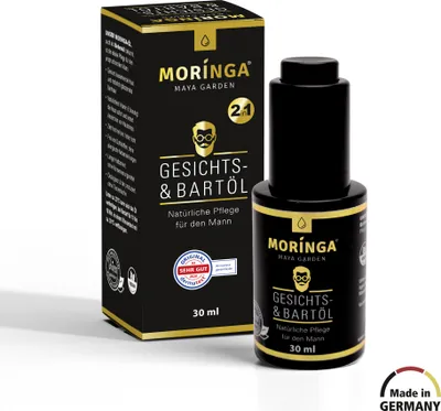 Produktbild von Moringa Kosmetik-Gesichts- & Bartöl, 30ml