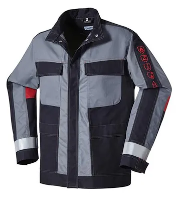 Produktbild von Jacke PERFORMER light grau/schwarz Kontrast rot Gr.54