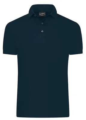 Produktbild von James and Nicholson - "Mercerised" Poloshirt für Herren LT2347 (M) (Marineblau)