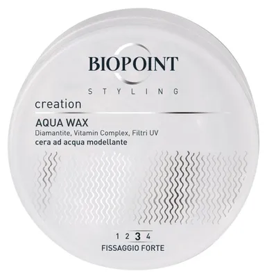 Zdjęcie produktu dla Biopoint Aqua wax, Wosk do włosów, 100 ml, Kobiety, Do wszystkich włosów, Słoik, Modelowanie
