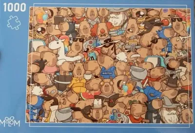 Image de Puzzle 1000 - Kapibara impossible - Molom