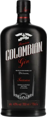 Image de Dictador Treasure Colombian Aged Gin 43% Vol. 0,7l