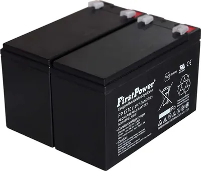 Image de Batterie gel-plomb FirstPower pour USV APC RBC48 7Ah 12V