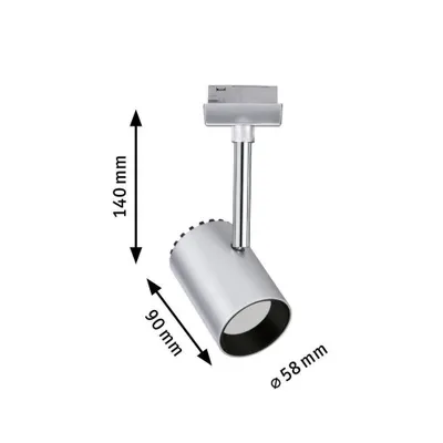 Immagine prodotto di Faretto LED Paulmann 95273 URail Shine 5W 225lm 2700K cromo opaco