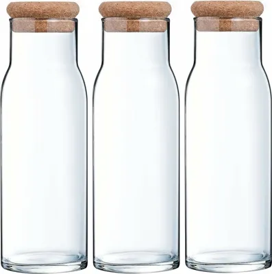 Produktbild von Luminarc Karaffe Funambule 1 Liter mit Korkverschluss