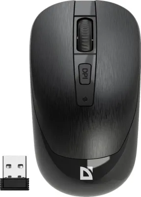Image de Souris sans fil, Defender WAVE MM-995, noir, optique, 1600DPI