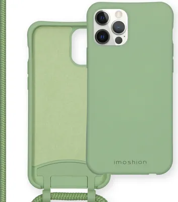 Produktbild von imoshion Color Backcover mit abtrennbarem Band iPhone 12 (Pro) - Grün