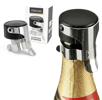 Edelstahl Champagner-Verschluss, luftdicht, wiederverwendbar