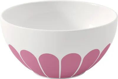 Produktbild von Villeroy & Boch Müslischüssel Fleur cassis DH 14.10x7.10 cm weiß