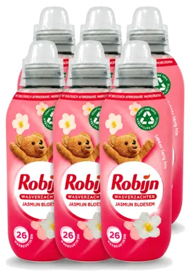 Produktbild von 6 x Robijn Wasverzachter Jasminblüte - 650 ml - Vorteilspackung - 6 Stücke