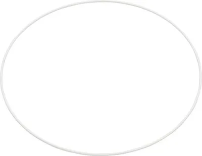 Produktbild von Ring aus Metall in der Farbe Weiß mit einem Durchmesser von 40 Zentimetern
