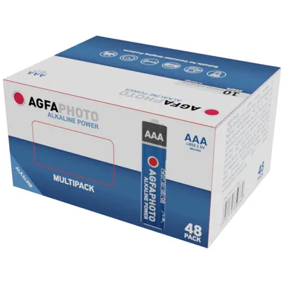 Produktbild von AgfaPhoto Power LR03 Micro (AAA)-Batterie Alkali-Mangan 1.5 V 48 St.